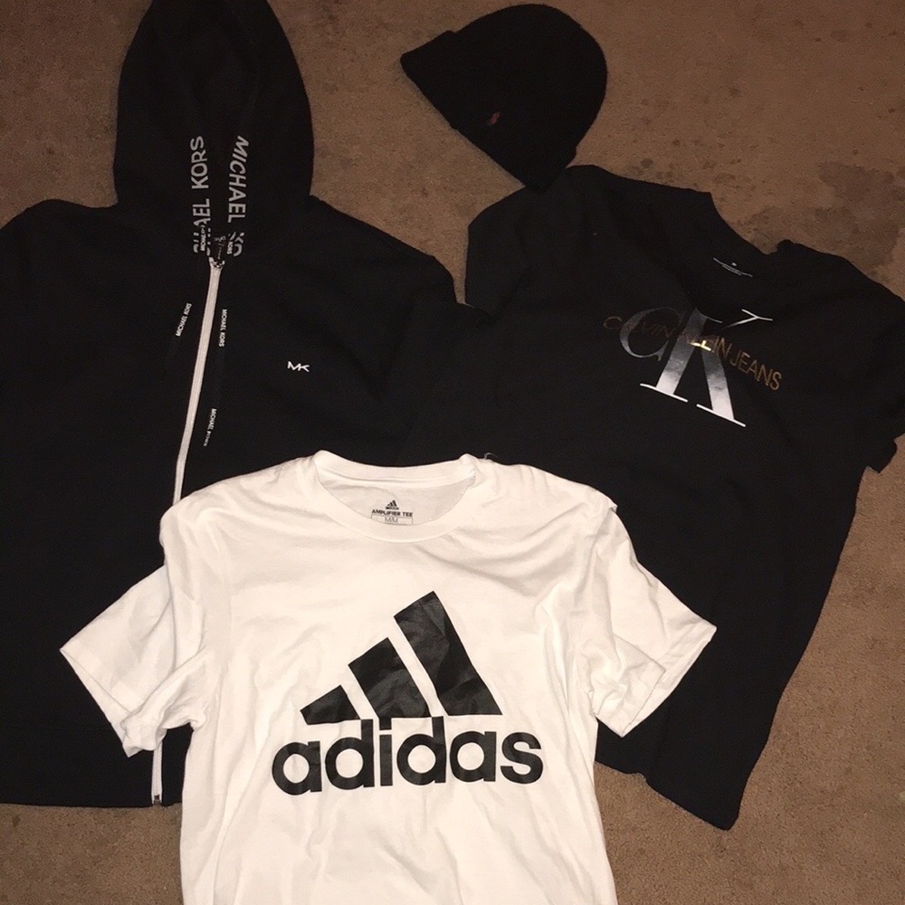 MK JACKET/POLO bennie/Calvin Klein t-shirt/Addidas